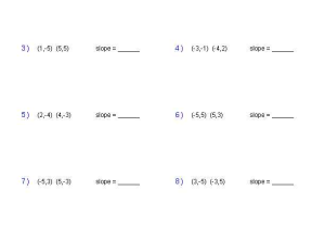 Solving Equations and Inequalities Worksheet Answers or Finding Slope From A Pair Of Points Math Aids