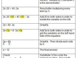 Solving Equations with Variables On Both Sides with Fractions Worksheet together with 75 Best solving Equations Images On Pinterest