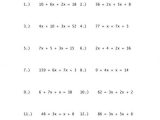 Solving Equations with Variables On Both Sides Worksheet 8th Grade as Well as Worksheets 49 Fresh Multi Step Equations Worksheet Variables Both