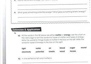 Solving Equations with Variables On Both Sides Worksheet Answers or Energy Worksheet Physical Science Kidz Activities