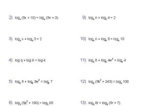 Solving Exponential and Logarithmic Equations Worksheet Along with 50 Best Math Log Et Expo Images On Pinterest