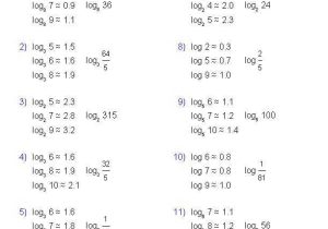 Solving Exponential and Logarithmic Equations Worksheet and 50 Best Math Log Et Expo Images On Pinterest