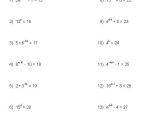 Solving Exponential and Logarithmic Equations Worksheet and 50 Best Math Log Et Expo Images On Pinterest