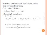 Solving Exponential and Logarithmic Equations Worksheet together with E Xponents and L Ogarithms Ap Calculus Ab Summer Review Ppt