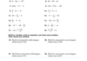 Solving Multi Step Inequalities Worksheet together with Best solving Equations with Variables Both Sides Worksheet
