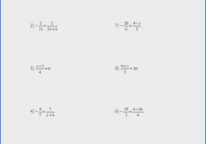 Solving One Step Equations Worksheet or solving E Step Equations Worksheet
