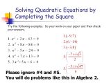 Solving Quadratic Equations by Completing the Square Worksheet Algebra 1 as Well as Pleting the Square with Circles Worksheet Kidz Activities