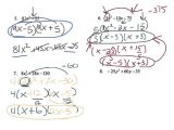 Solving Quadratic Equations by Factoring Worksheet together with Fantastic Math Factoring solver Pattern Worksheet Math for