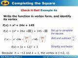 Solving Quadratic Equations by Quadratic formula Worksheet and Vertex form Calculator Unique Vertex form Document Templat