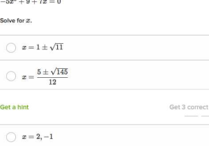 Solving Quadratic Equations Using Different Methods Worksheet Answers together with Proof Of the Quadratic formula Algebra Video