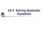 Solving Quadratic Equations Worksheet and Word Problem Worksheet Questions Ppt Video Online