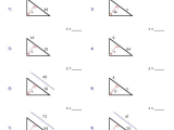 Solving Right Triangles Worksheet Also Geometry Worksheets and Answers Worksheets for All