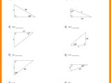 Solving Right Triangles Worksheet with Special Triangles Worksheet