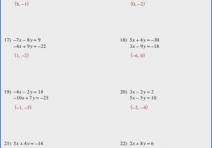 Solving Systems by Substitution Worksheet Also solving Systems Equations Worksheet