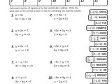 Solving Systems by Substitution Worksheet or 220 Best Algebra Images On Pinterest