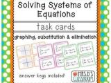 Solving Systems Of Equations by Elimination Worksheet Pdf as Well as 146 Best Systems Of Equations Images On Pinterest
