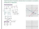 Solving Systems Of Equations by Graphing Worksheet together with solving Systems by Graphing Worksheet Cadrecorner