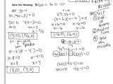 Solving Systems Of Equations by Substitution Worksheet Answers with Work together with solving Quadratic Equations by Factoring Worksheet Answers