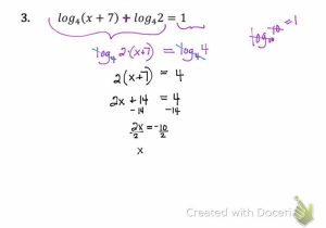 Solving Systems Of Equations Word Problems Worksheet Answers Also solving Logarithmic Equations 64c