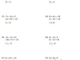 Solving Systems Of Linear Equations by Elimination Worksheet Answers Along with System Equations Worksheet Answers the Best Worksheets Image
