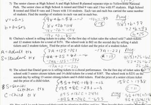 Solving Two Step Equations Worksheet Answer Key Along with Writing Two Step Equations Worksheet