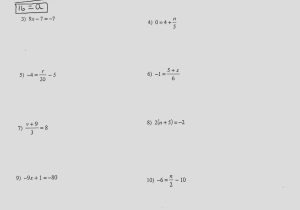 Solving Two Step Equations Worksheet Answer Key Also E and Two Step Equations Worksheets Awesome Algebra 1 Worksheets