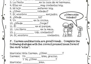 Spanish 1 Worksheets or 572 Best Spanish Resources Images On Pinterest