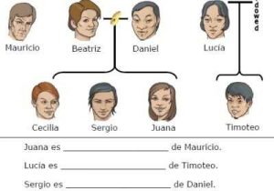 Spanish Family Tree Worksheet Along with 71 Best La Familia Images On Pinterest