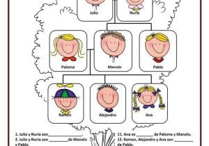 Spanish Family Tree Worksheet as Well as 140 Best Familia Images On Pinterest