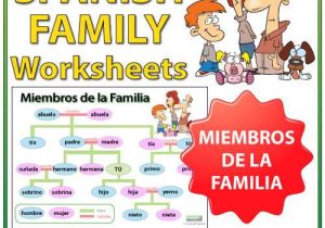 Spanish Family Tree Worksheet or Wall Chart Product Tags