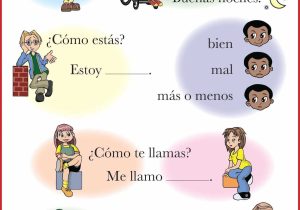 Spanish Lesson Worksheets Along with How to Speak Spanish Fast