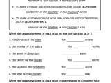 Spanish Lesson Worksheets together with Fun Singular and Plural Possessive Nouns Worksheets