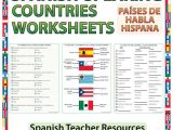 Spanish Speaking Countries Worksheet Also Wall Chart Product Tags