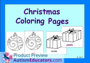 Special Education Worksheets Along with Free Winter and Christmas Coloring Worksheets