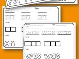 Special Education Worksheets or I Just Printed Free Sight Word Worksheets for My Homeschool