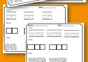 Special Education Worksheets or I Just Printed Free Sight Word Worksheets for My Homeschool