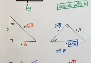Special Right Triangles Worksheet Answers Also Right Triangles Worksheet Image Collections Worksheet Math for Kids
