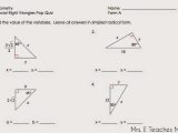 Special Right Triangles Worksheet Pdf Along with Special Triangles Worksheet