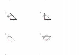 Special Right Triangles Worksheet Pdf as Well as Special Right Triangles Worksheet