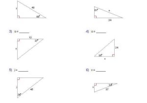 Special Right Triangles Worksheet Pdf or 82 Best Trigonometry Images On Pinterest