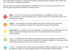 Specific Heat Problems Worksheet Also Worksheet for Chakra Awareness Understand How Your Emotions Can