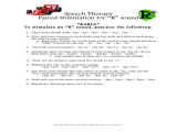 Speech therapy Worksheets as Well as Speech sounds S How to Stimulate S sound Cautehru
