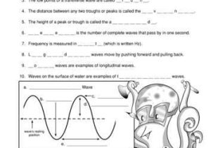 Speed Frequency Wavelength Worksheet Along with Making Waves Lesson Plans the Mailbox