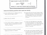 Speed Velocity and Acceleration Worksheet Answer Key Also Worksheet Speed and Velocity Worksheet Picture Speed Velocity
