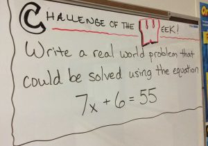 Square Root Equations Worksheet together with Middle School Math Man Challenge Of the Week