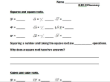 Square Root Worksheets 8th Grade Also Square Root Worksheets Grade 8 Worksheets for All
