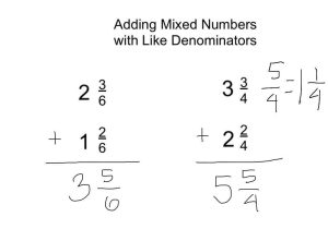Square Roots Of Negative Numbers Worksheet and Kindergarten Add and Subtract Mixed Numbers Wlike Denominator