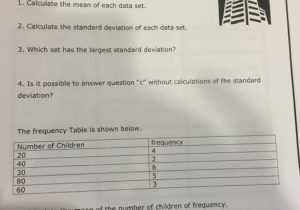 Standard Deviation Worksheet with Answers Pdf Along with Beautiful Answers to Statistics Problems Ensign Math Worksheets