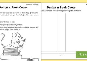 Stem Activity Worksheets or Design A Book Cover Worksheet Activity Sheet Amazing Fact