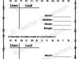 Stem and Leaf Plot Worksheet Pdf Along with 57 Best School Math Find Graph Tally Images On Pinterest